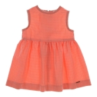 Gymp jurken OR-BG Orange - Beige 471-6222-10