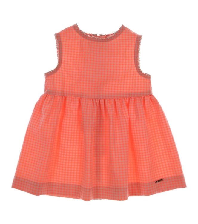 Gymp jurken OR-BG Orange - Beige 471-6222-10