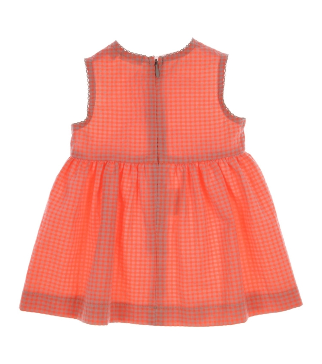 Gymp jurken OR-BG Orange - Beige 471-6222-10