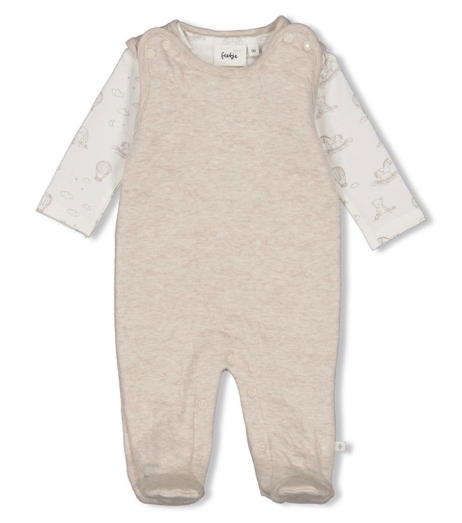 Feetje boxpakjes & rompers 730 Taupe melange 52500225