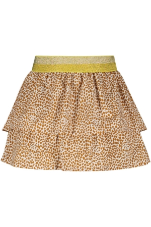 Like Flo Baby Aop Woven Ruffle Rok 435 Camel