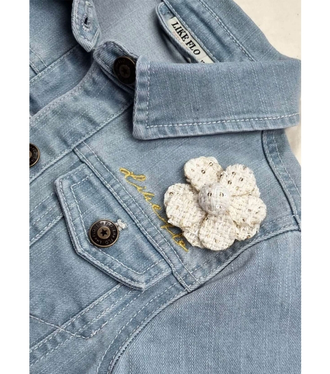 Like Flo jassen 181 lt denim F311-5300