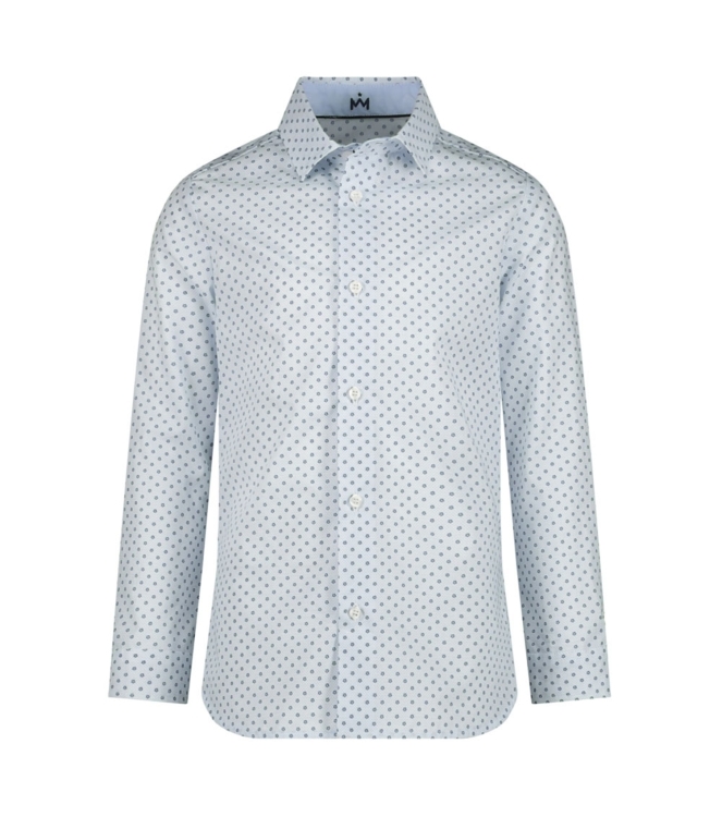 Gymp overhemden W-M White - Navy 361-6032-40