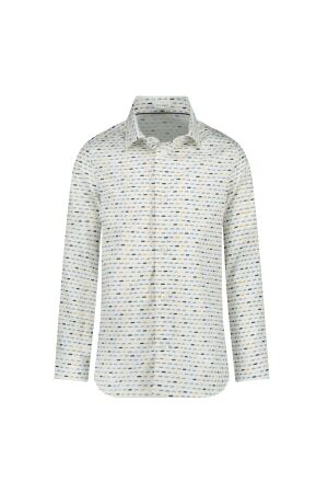 Gymp Shirt Filip W-B White - Blue