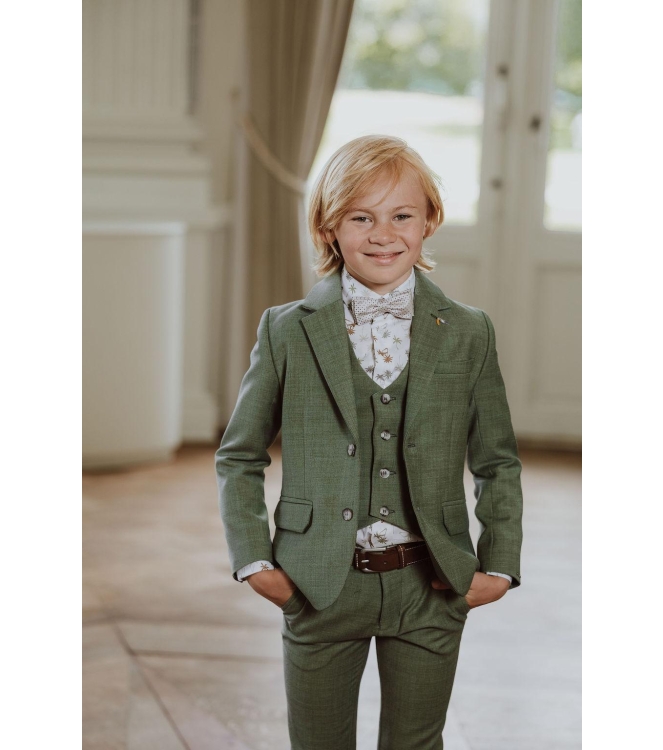 Gymp overhemden W-BG White - Beige 361-6050-40