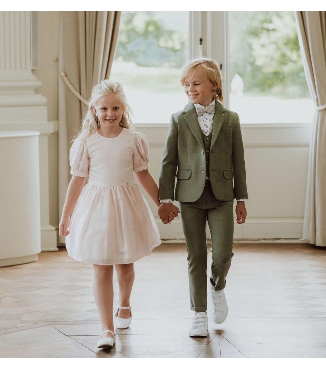 Gymp overhemden W-BG White - Beige 361-6050-40