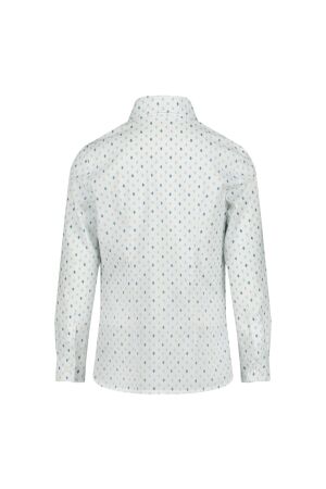 Gymp overhemden W-B White - Blue 361-6051-40