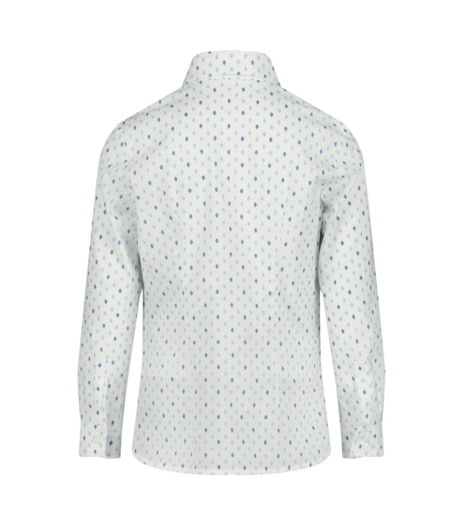 Gymp overhemden W-B White - Blue 361-6051-40