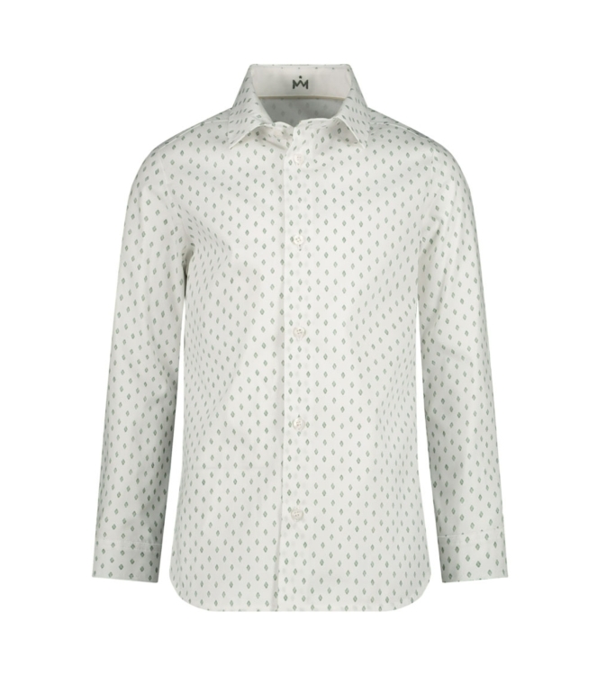 Gymp overhemden W-K White - Khaki 361-6052-40