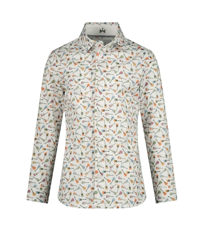 Gymp overhemden W-MU White - Multi 361-6053-40