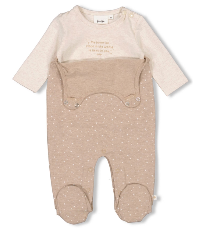 Feetje boxpakjes & rompers 730 Taupe melange 52500215