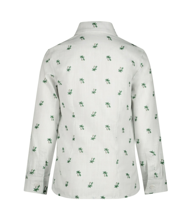 Gymp overhemden W-GN White - Green 361-6054-40