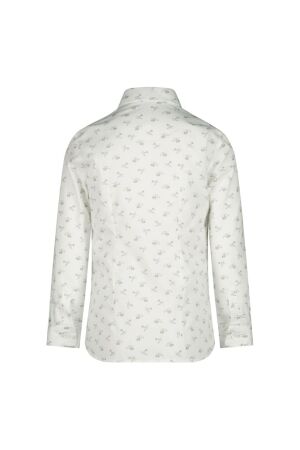 Gymp overhemden W-BG White - Beige 361-6056-40