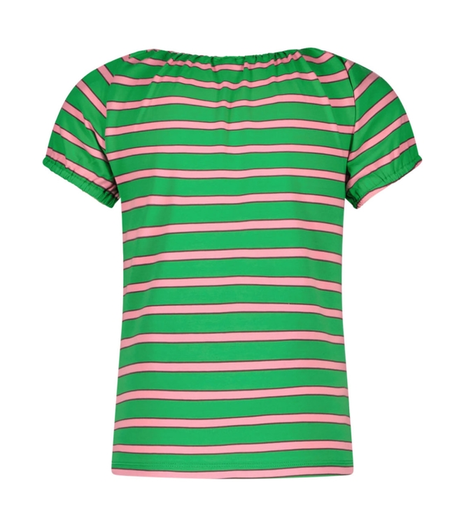 Like Flo shirts 305 Green stripe F402-5422