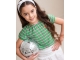 Like Flo shirts 305 Green stripe F402-5422
