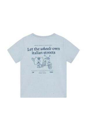 Daily7 T-shirt Nappy Backprint Celestial Blue