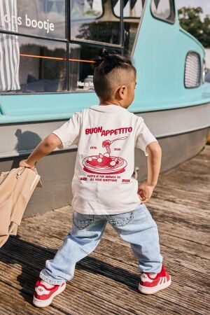 Daily7 Oversized T-shirt Backprint Egret