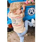 Daily7 shirts Latte Sand 920307