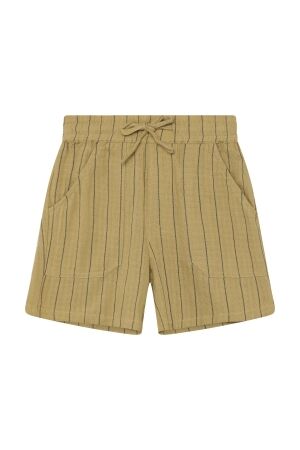 Daily7 Korte broek met streep Pale Olive Green