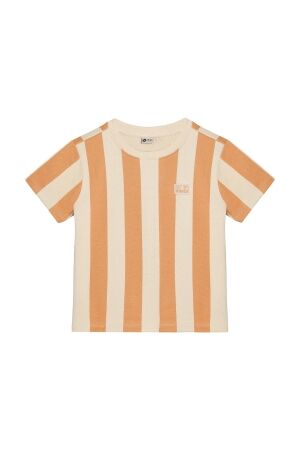 Daily7 T-shirt Big Stripe Sandstone