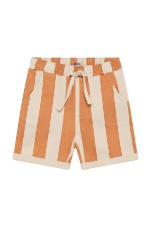 Daily7 Korte broek met streep Sandstone