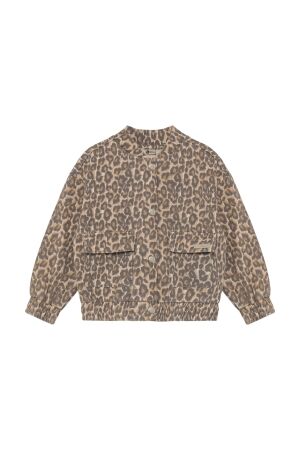 Daily7 Sweat jack met print Sandshell