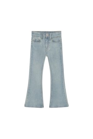 Daily7 Spijkerbroek Flared Fit Bow Medium Blue denim