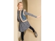 Like Flo blazers & gilets 199 Indigo F408-5312