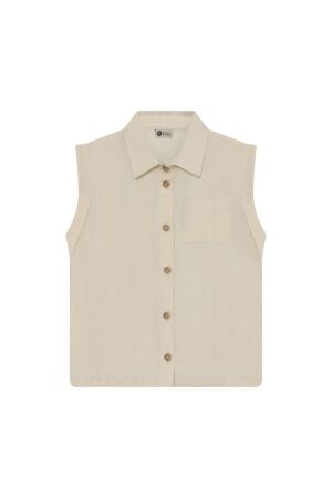 Daily7 Blouse Backprint Sandshell