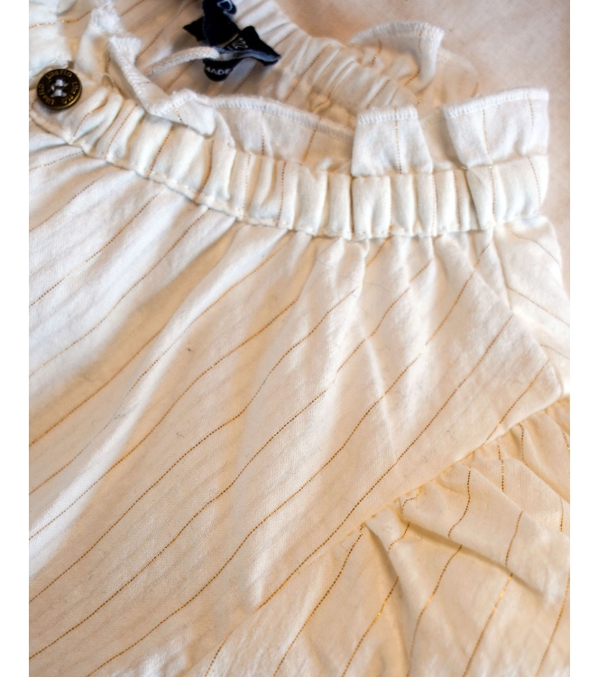 Like Flo blouses 001 Off white F409-5102