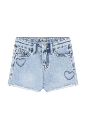 Daily7 Korte broek Heart Blue Denim