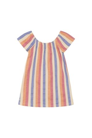 Daily7 Jurk Striped Heather Rose