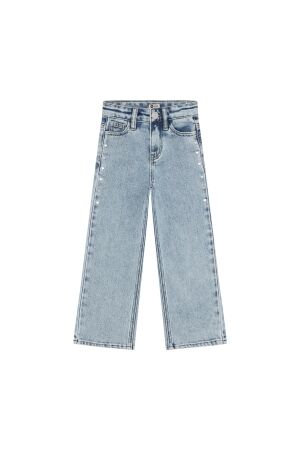 Daily7 Spijkerbroek Wide Fit Studs Blue Denim