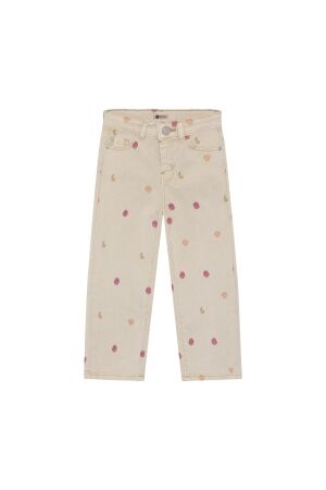 Daily7 Broek met allover print Sandshell