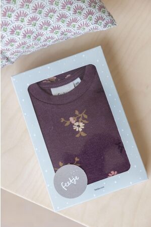 Feetje nachtkleding Wijn melange 50500086