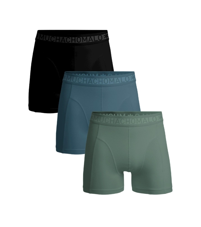 Muchachomalo ondergoed Green/Blue/Black SOLID1010-663J