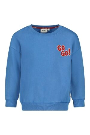 Sturdy Sweater oversized - Run the Day 015 Blauw