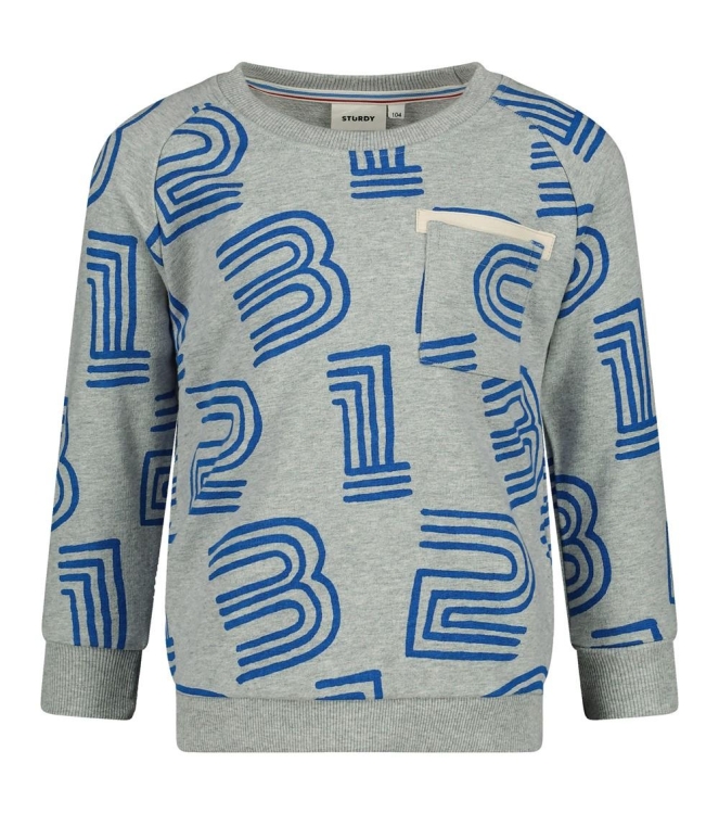 Sturdy truien 665 Grijs melange 71600652
