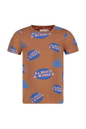 Sturdy T-shirt AOP - Run the Day 440 Hazelnoot