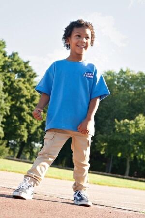 Sturdy T-shirt - Run the Day 015 Blauw