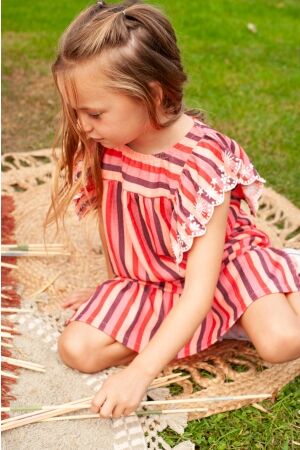 Jubel Jurk streep - Salsa Sunset 360 Zalm