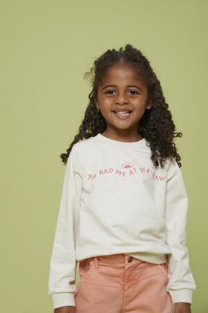 Jubel Sweater - Salsa Sunset 610 Offwhite melange