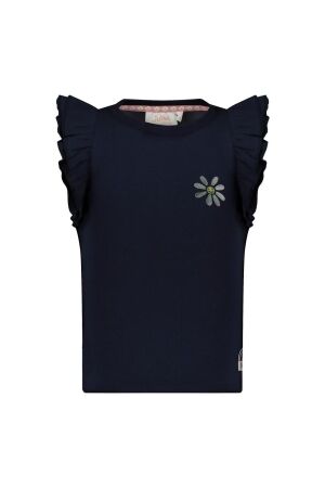 Jubel T-shirt ruches - Rolling in to Spring 010 Marine