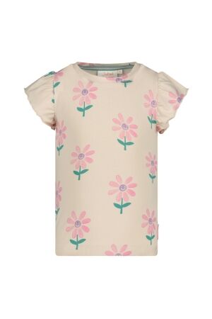 Jubel T-shirt AOP - Rolling into Spring 600 Offwhite