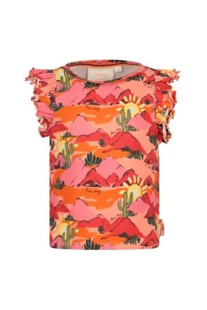Jubel T-shirt AOP - Salsa Sunset 360 Zalm