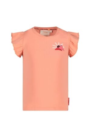 Jubel T-shirt met backprint - Salsa Sunset 360 Zalm