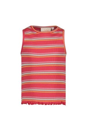Jubel Singlet rib met streep - Lazy Lagoon 180 Fuchsia