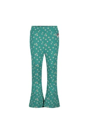 Jubel Flared broek AOP - Rolling into Spring 300 Groen