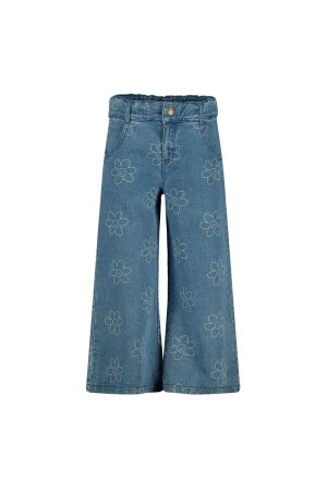 Jubel Jeans wide leg AOP - Rolling into Spring 991 L.blauw denim