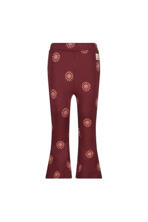 Jubel Flared broek AOP - Salsa Sunset 130 Bordeaux